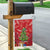 Kakapo New Zealand Christmas Garden Flag Meri Kirihimete Pohutukawa - Red Color