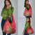 Kakapo New Zealand Christmas Grocery Bag Meri Kirihimete Pohutukawa - Red Color