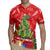 Kakapo New Zealand Christmas Rugby Jersey Meri Kirihimete Pohutukawa - Red Color