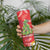 Kakapo New Zealand Christmas Skinny Tumbler Meri Kirihimete Pohutukawa - Red Color