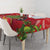 Kakapo New Zealand Christmas Tablecloth Meri Kirihimete Pohutukawa - Red Color