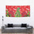 Kakapo New Zealand Christmas Tapestry Meri Kirihimete Pohutukawa - Red Color