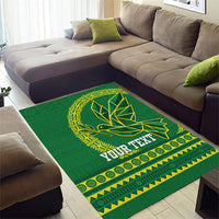 Fiji Tailevu Rugby Personalised Area Rug Go Dove Nation Fijian Tapa LT14 - Polynesian Pride