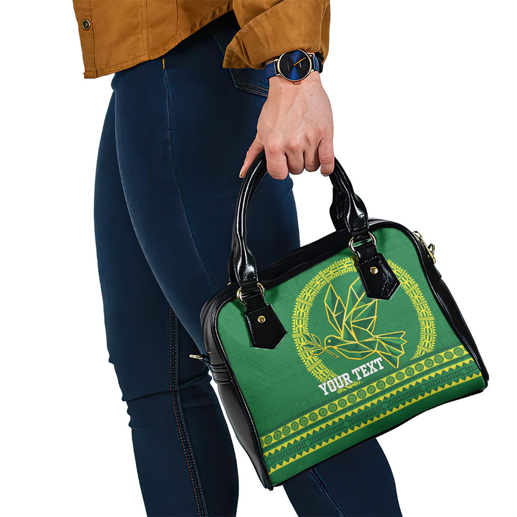 Fiji Tailevu Rugby Personalised Shoulder Handbag Go Dove Nation Fijian Tapa LT14 - Polynesian Pride