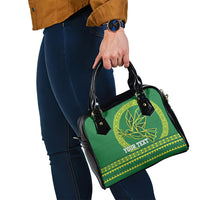 Fiji Tailevu Rugby Personalised Shoulder Handbag Go Dove Nation Fijian Tapa LT14 - Polynesian Pride