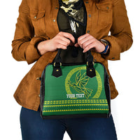 Fiji Tailevu Rugby Personalised Shoulder Handbag Go Dove Nation Fijian Tapa LT14 - Polynesian Pride