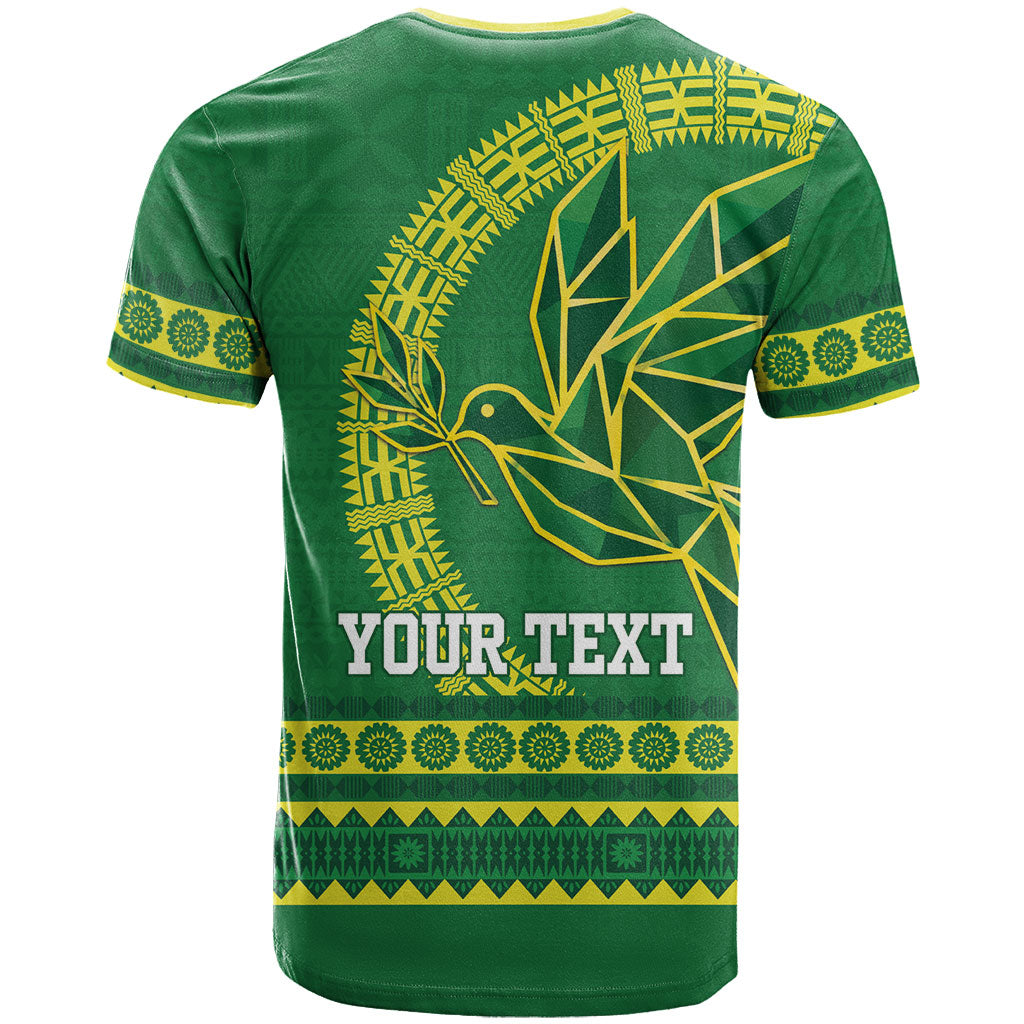Fiji Tailevu Rugby Personalised T Shirt Go Dove Nation Fijian Tapa LT14 - Polynesian Pride
