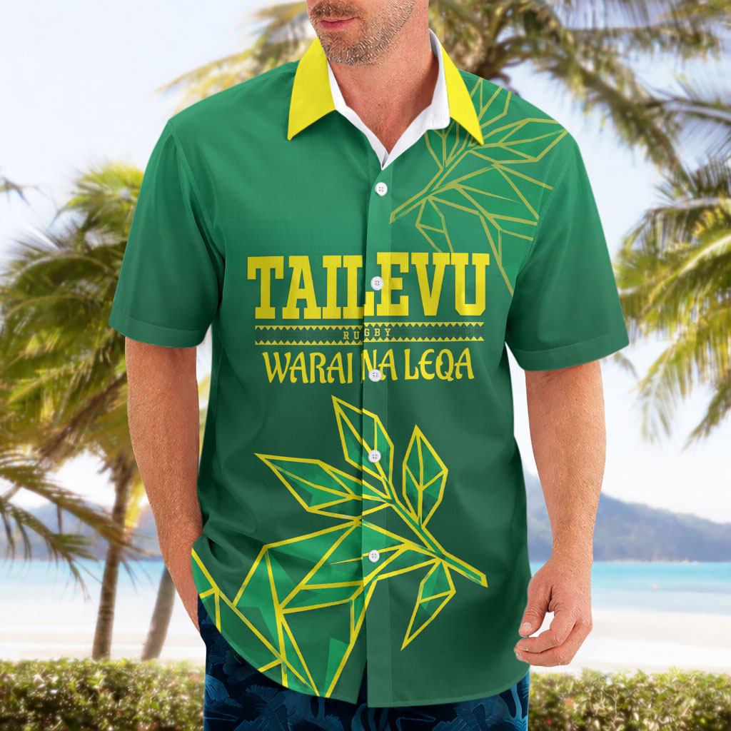 Fiji Tailevu Rugby Custom Hawaiian Shirt Warai Na Leqa LT14 - Polynesian Pride