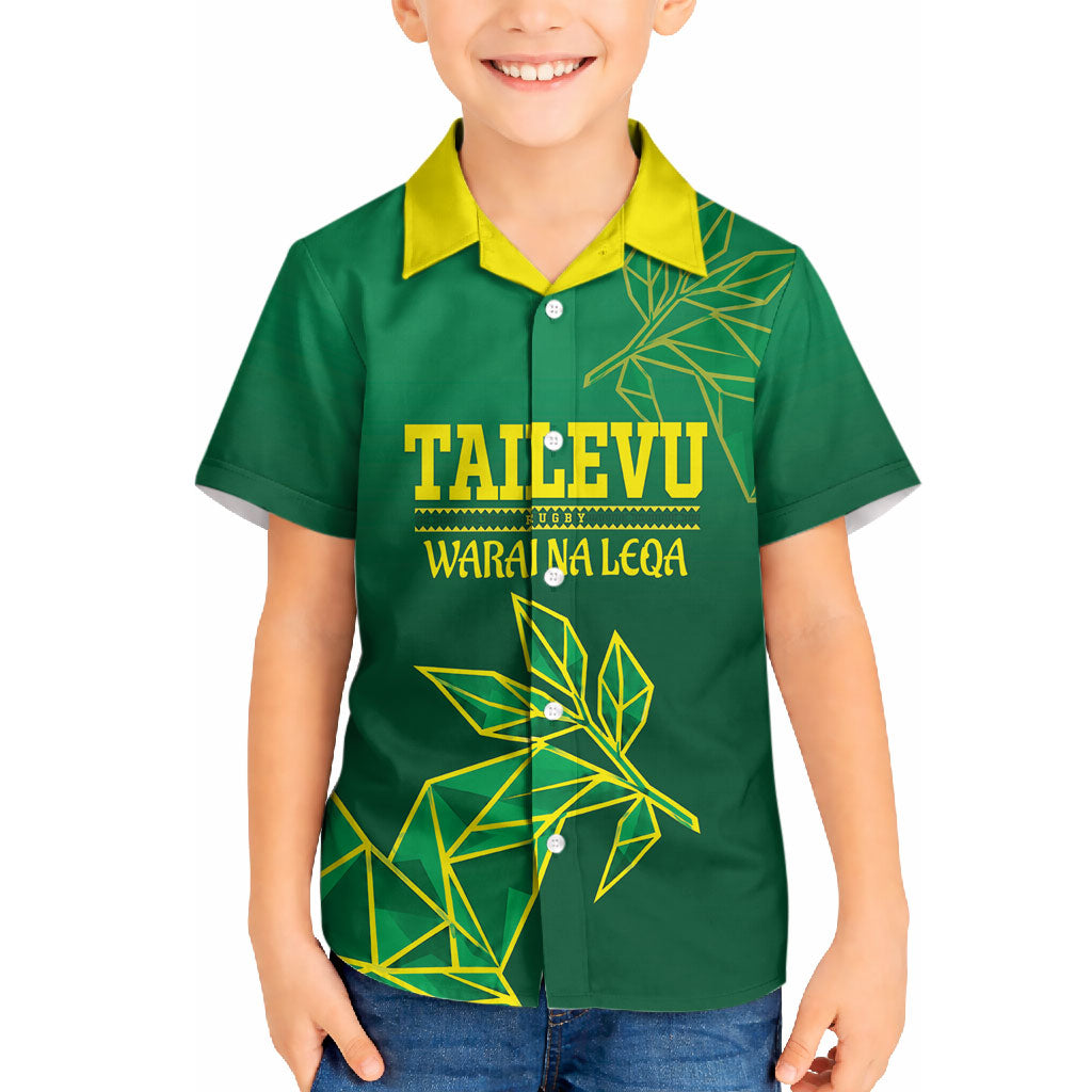 Fiji Tailevu Rugby Custom Hawaiian Shirt Warai Na Leqa LT14 - Polynesian Pride