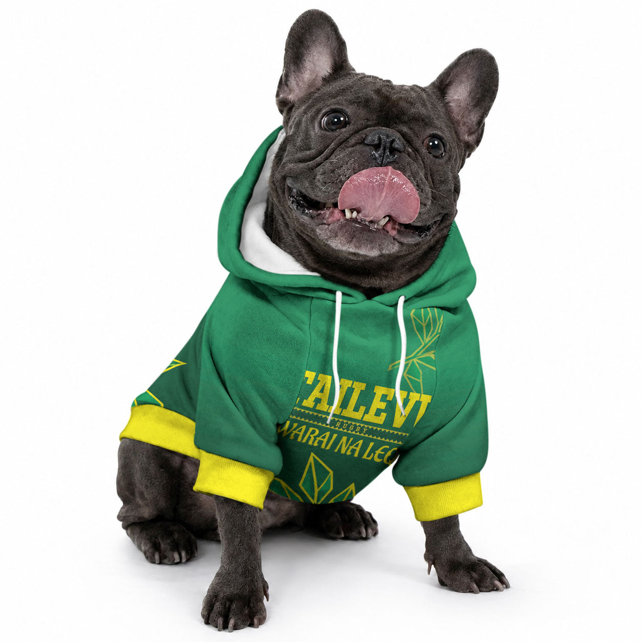 Fiji Tailevu Rugby Custom Pet Hoodie Warai Na Leqa LT14 - Polynesian Pride