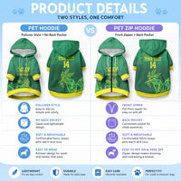 Fiji Tailevu Rugby Custom Pet Hoodie Warai Na Leqa LT14 - Polynesian Pride