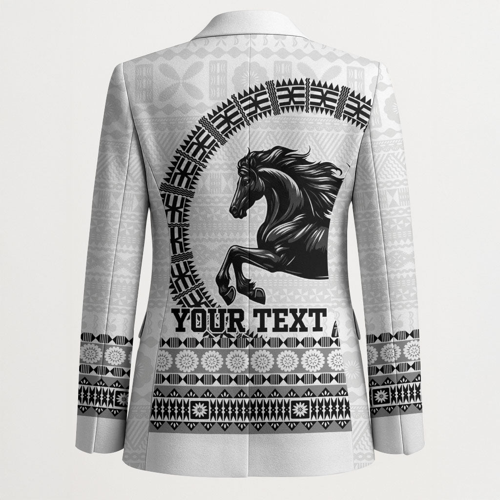 Fiji Nadroga Rugby Personalised Blazer Go Stallions Fijian Tapa LT14 - Polynesian Pride