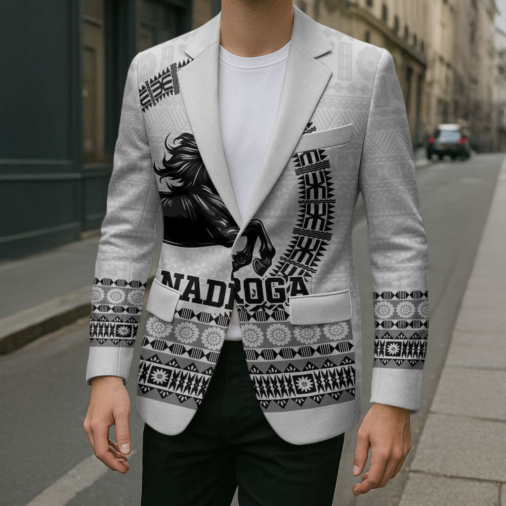 Fiji Nadroga Rugby Personalised Blazer Go Stallions Fijian Tapa LT14 - Polynesian Pride