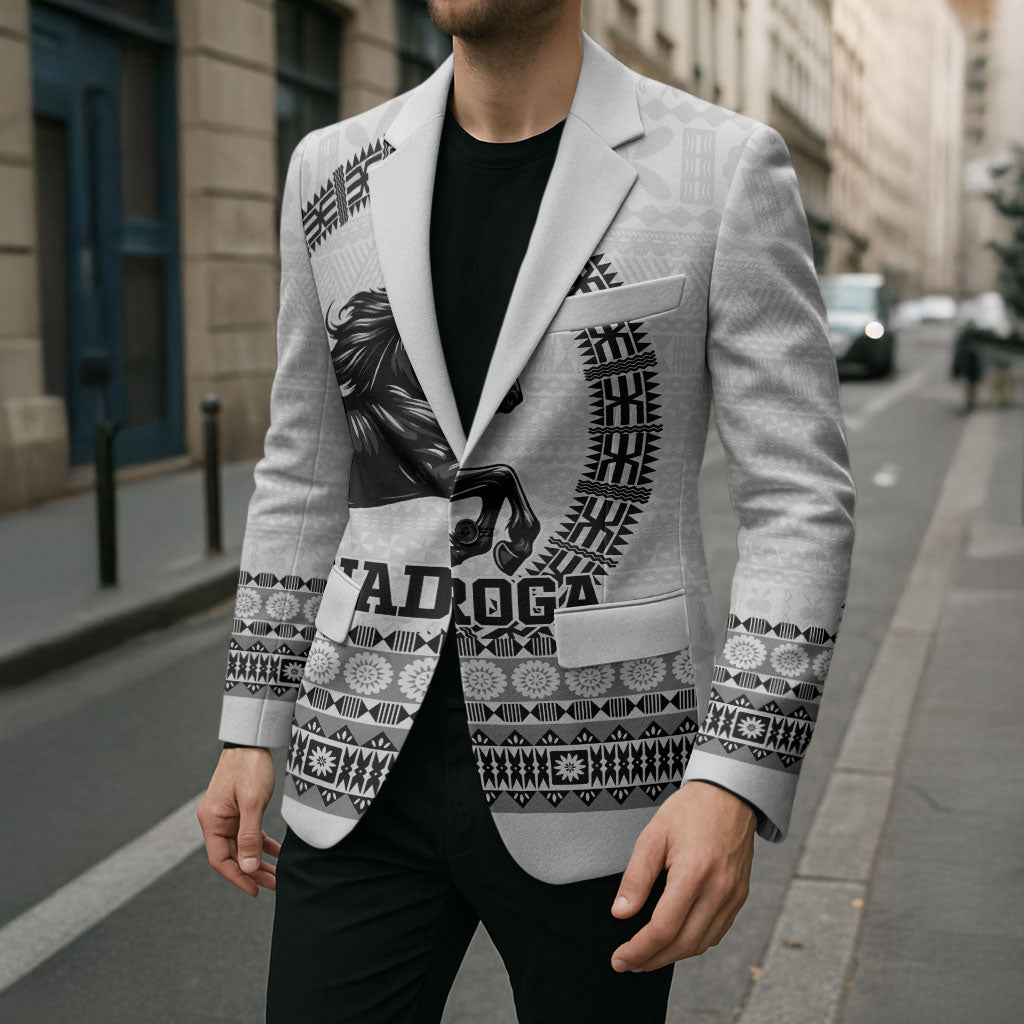 Fiji Nadroga Rugby Personalised Blazer Go Stallions Fijian Tapa LT14 - Polynesian Pride