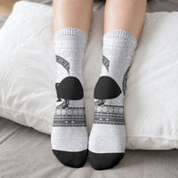 Fiji Nadroga Rugby Personalised Crew Socks Go Stallions Fijian Tapa LT14 - Polynesian Pride
