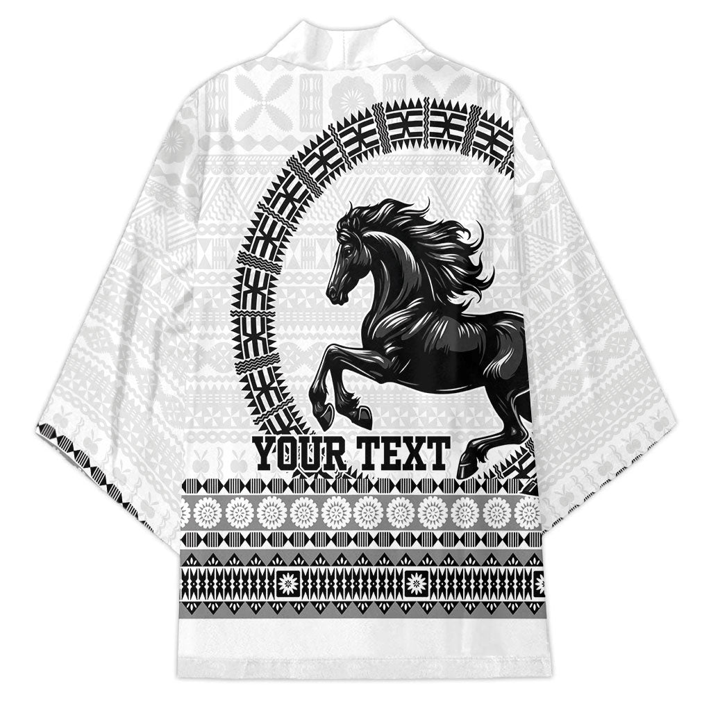 Fiji Nadroga Rugby Personalised Kimono Go Stallions Fijian Tapa LT14 - Polynesian Pride