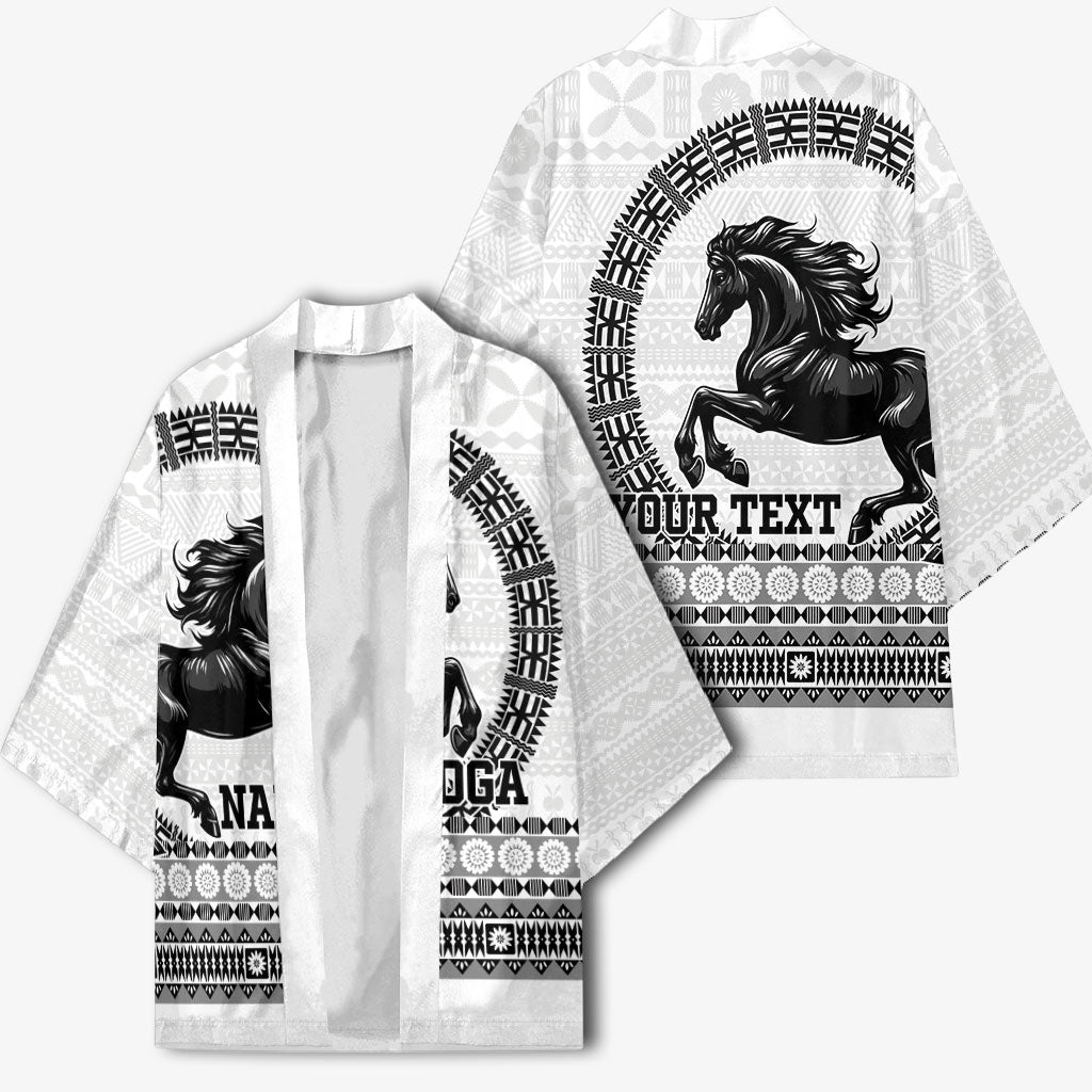 Fiji Nadroga Rugby Personalised Kimono Go Stallions Fijian Tapa LT14 - Polynesian Pride