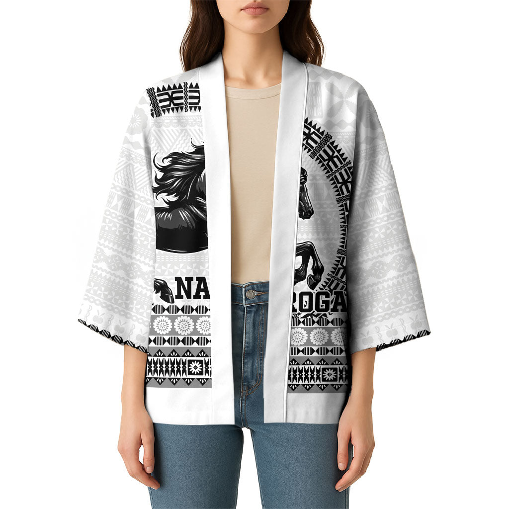 Fiji Nadroga Rugby Personalised Kimono Go Stallions Fijian Tapa LT14 - Polynesian Pride