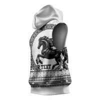 Fiji Nadroga Rugby Personalised Sleeveless Hoodie Go Stallions Fijian Tapa LT14 - Polynesian Pride