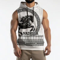 Fiji Nadroga Rugby Personalised Sleeveless Hoodie Go Stallions Fijian Tapa LT14 - Polynesian Pride