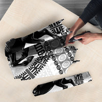 Fiji Nadroga Rugby Personalised Umbrella Go Stallions Fijian Tapa LT14 - Polynesian Pride