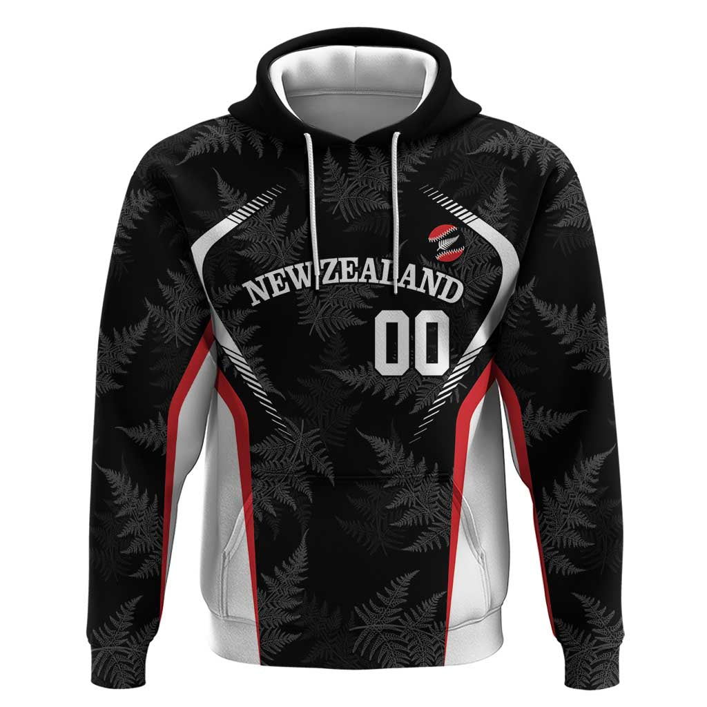 Custom New Zealand Silver Fern Softball Hoodie Go Aotearoa