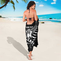 Custom Aotearoa Ice Hockey Sarong NZ Tiki Mascot - Maori Pattern LT14 - Polynesian Pride