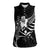 Custom Aotearoa Ice Hockey Women Sleeveless Polo Shirt NZ Tiki Mascot - Maori Pattern