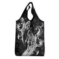 Personalised New Zealand Surfing Grocery Bag Aotearoa Maori Tiki Haka LT14 - Polynesian Pride