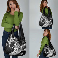 Personalised New Zealand Surfing Grocery Bag Aotearoa Maori Tiki Haka LT14 - Polynesian Pride