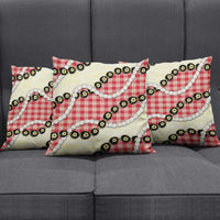 Red Palaka Hawaii Pillow Cover Kukui Nut Pikake Lei Hawaiian Tapa Pattern LT14 - Polynesian Pride