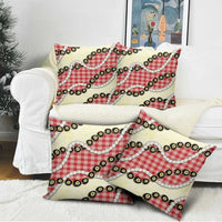 Red Palaka Hawaii Pillow Cover Kukui Nut Pikake Lei Hawaiian Tapa Pattern LT14 - Polynesian Pride