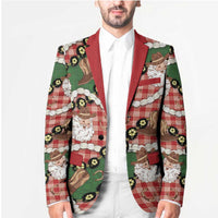 Cowboy Hawaii Mele Kalikimaka Blazer Paniolo Kukui Nut Pikake Lei Red Version LT14 - Polynesian Pride
