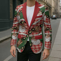Cowboy Hawaii Mele Kalikimaka Blazer Paniolo Kukui Nut Pikake Lei Red Version LT14 - Polynesian Pride