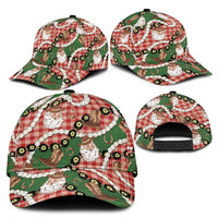Cowboy Hawaii Mele Kalikimaka Classic Cap Paniolo Kukui Nut Pikake Lei Red Version LT14 - Polynesian Pride