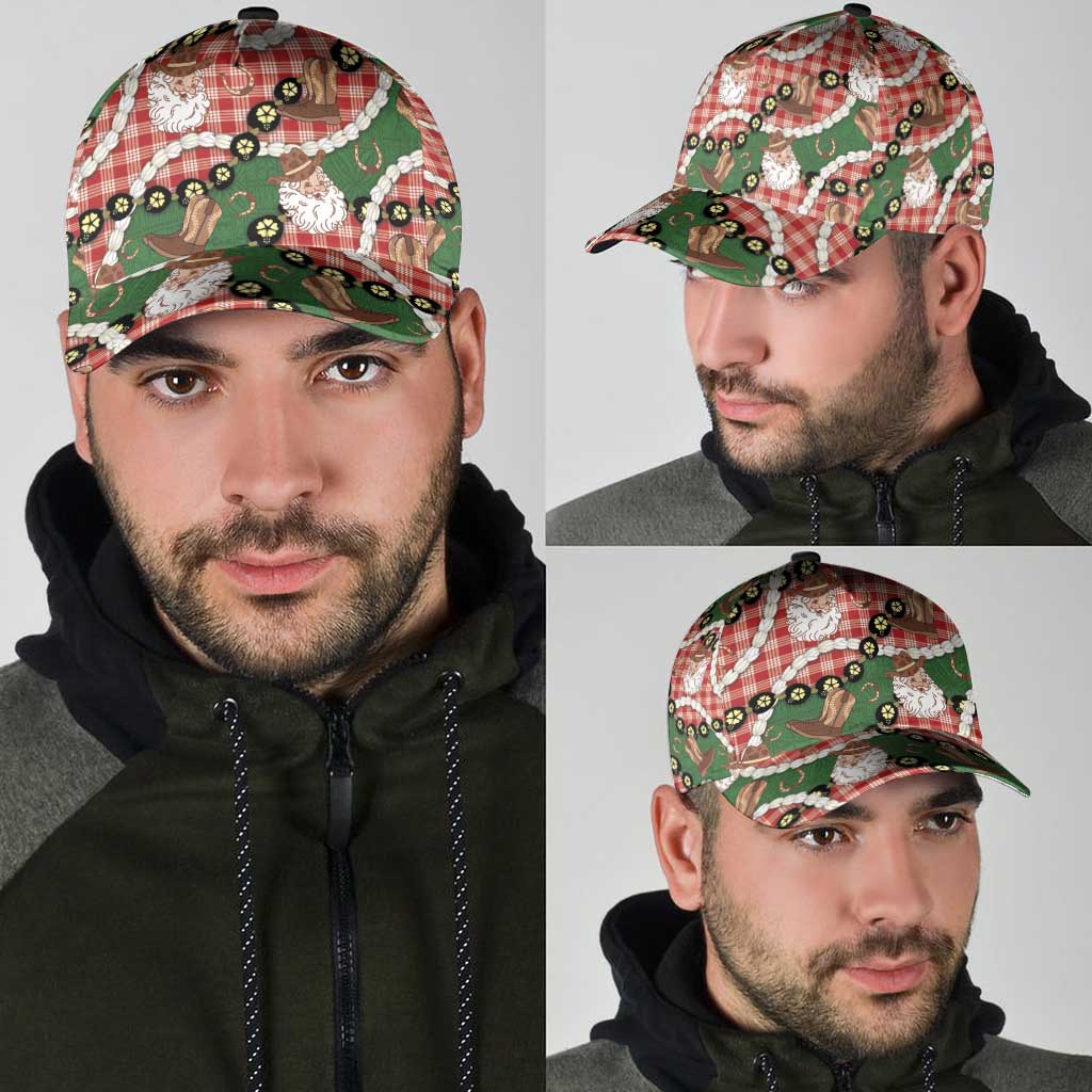 Cowboy Hawaii Mele Kalikimaka Classic Cap Paniolo Kukui Nut Pikake Lei Red Version LT14 - Polynesian Pride