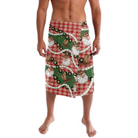 Cowboy Hawaii Mele Kalikimaka Lavalava Paniolo Kukui Nut Pikake Lei Red Version LT14 Red - Polynesian Pride