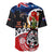 New Zealand Waitangi And ANZAC Day Baseball Jersey Aotearoa Maori Tiki With Last Post LT14 - Polynesian Pride