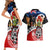 New Zealand Waitangi And ANZAC Day Couples Matching Short Sleeve Bodycon Dress and Hawaiian Shirt Aotearoa Maori Tiki With Last Post LT14 - Polynesian Pride