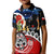 New Zealand Waitangi And ANZAC Day Kid Polo Shirt Aotearoa Maori Tiki With Last Post LT14 Kid Black - Polynesian Pride