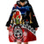 New Zealand Waitangi And ANZAC Day Wearable Blanket Hoodie Aotearoa Maori Tiki With Last Post LT14 - Polynesian Pride