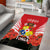 Tonga ANZAC Day Area Rug Camouflage With Poppies Lest We Forget LT14 - Polynesian Pride