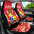 Tonga ANZAC Day Car Seat Cover Camouflage With Poppies Lest We Forget LT14 - Polynesian Pride