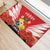 Tonga ANZAC Day Rubber Doormat Camouflage With Poppies Lest We Forget LT14 - Polynesian Pride