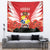 Tonga ANZAC Day Tapestry Camouflage With Poppies Lest We Forget LT14 Red - Polynesian Pride