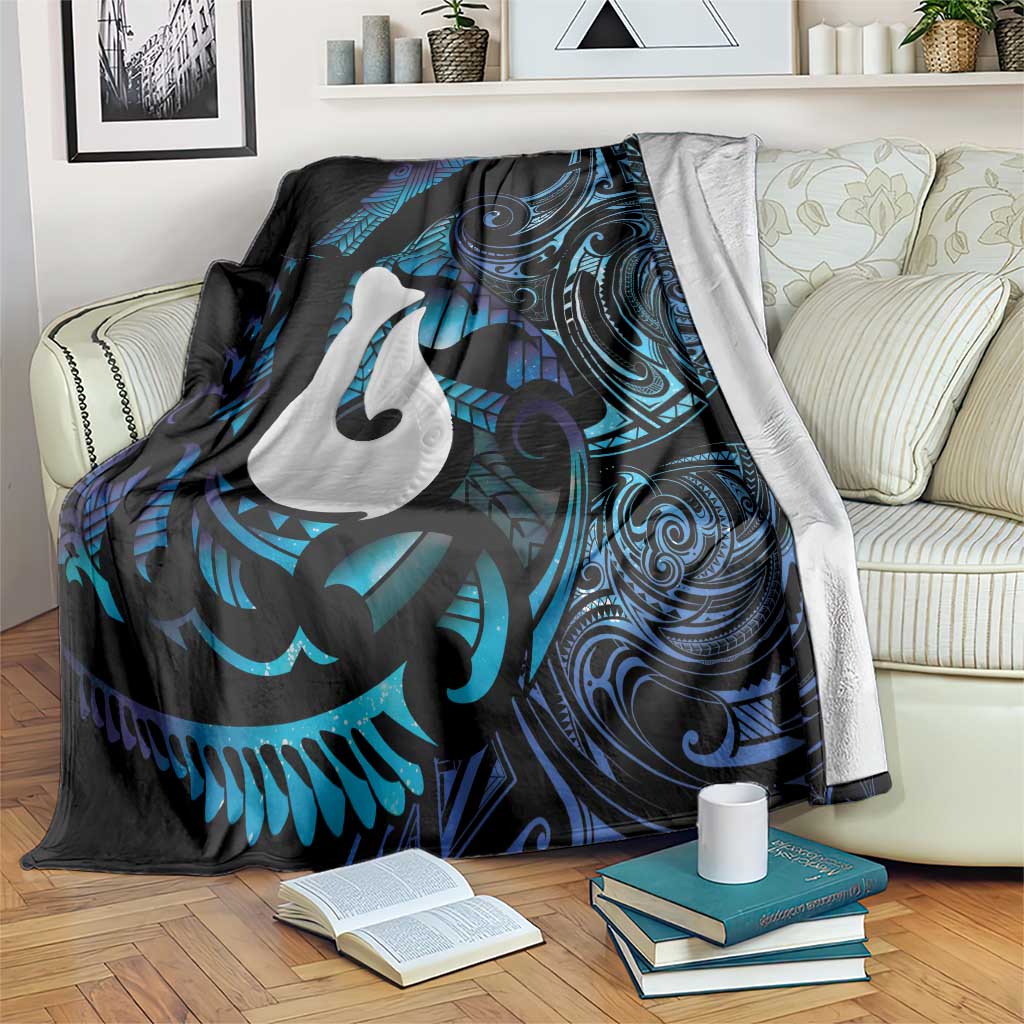 Hei Matau New Zealand Matariki Blanket NZ Fish Hook Maori Art LT14 Purple - Polynesian Pride
