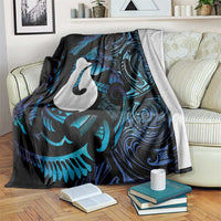 Hei Matau New Zealand Matariki Blanket NZ Fish Hook Maori Art LT14 Purple - Polynesian Pride