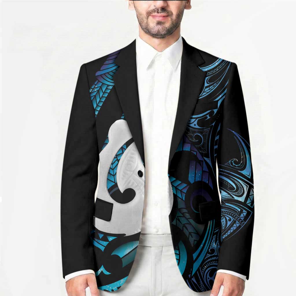 Hei Matau New Zealand Matariki Blazer NZ Fish Hook Maori Art LT14 - Polynesian Pride