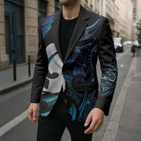 Hei Matau New Zealand Matariki Blazer NZ Fish Hook Maori Art LT14 - Polynesian Pride
