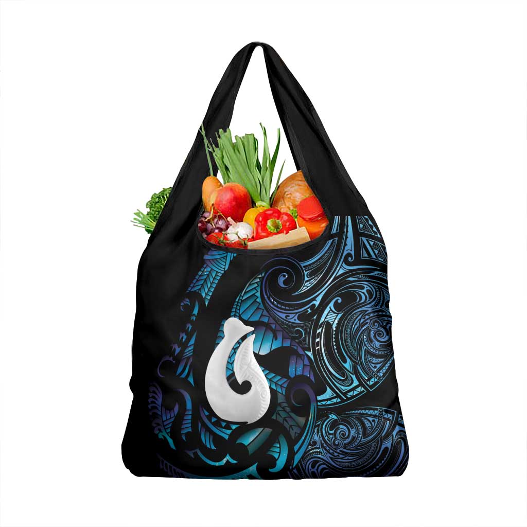 Hei Matau New Zealand Matariki Grocery Bag NZ Fish Hook Maori Art LT14 1-pack One Size Purple - Polynesian Pride